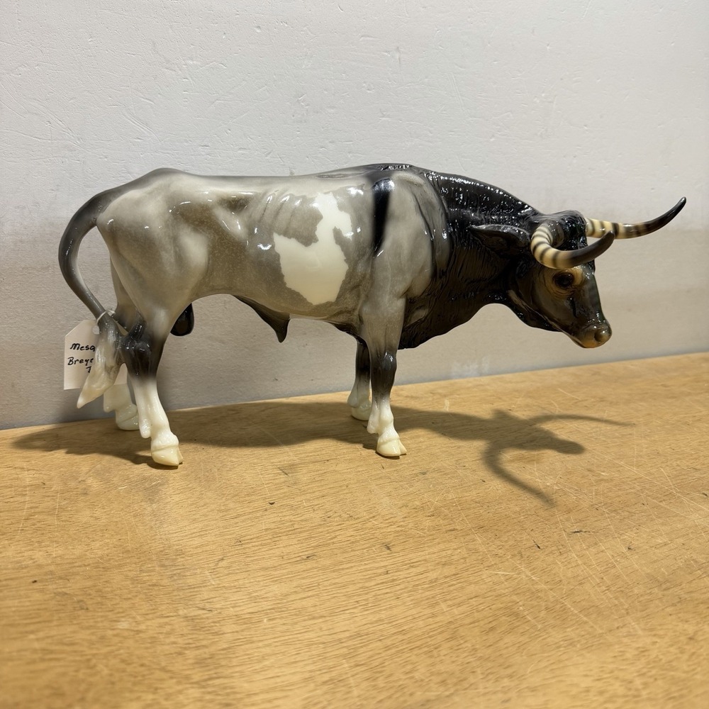 Vintage Breyer 2001 Breyerfest SR Texas Longhorn Bull "Mesquite" Glossy Ranch